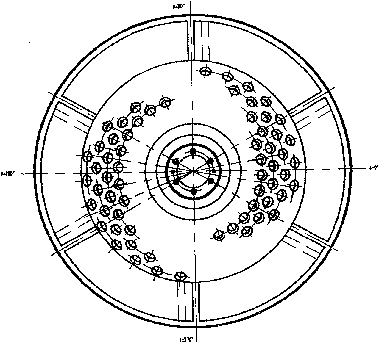 Gamma ray focusing radiation unit