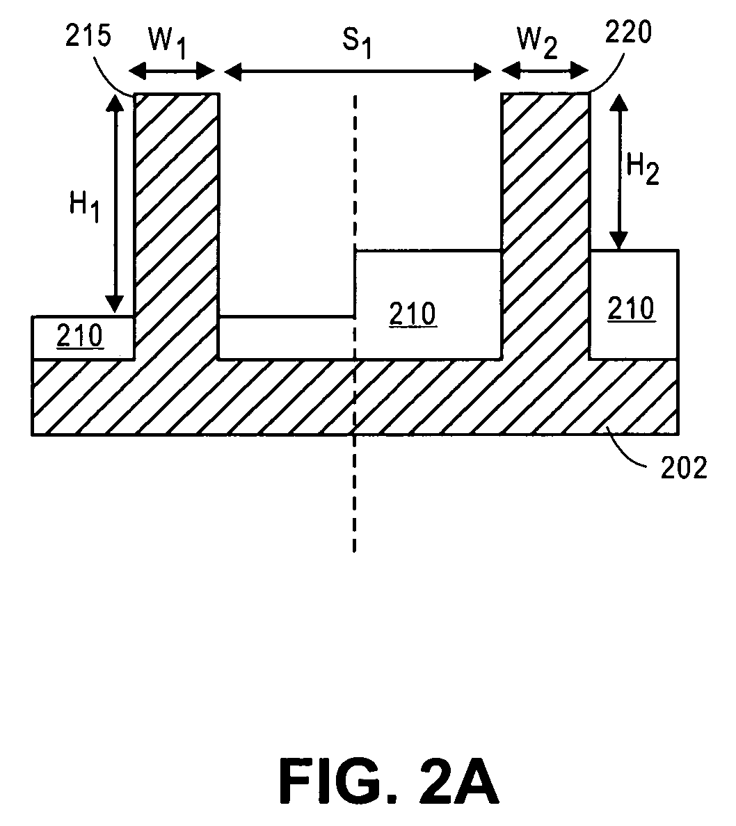 SRAM and logic transistors with variable height multi-gate transistor architecture