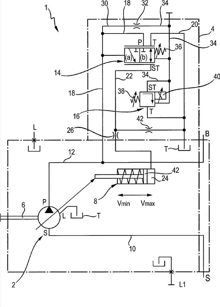 Hydraulic valve arrangement and hydraulic machine arrangement having same