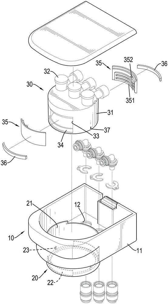 Water Filter System Rack Assembly