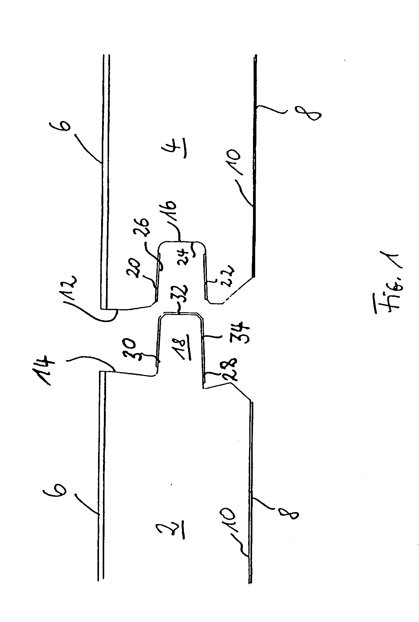 Method for coating an element with glue