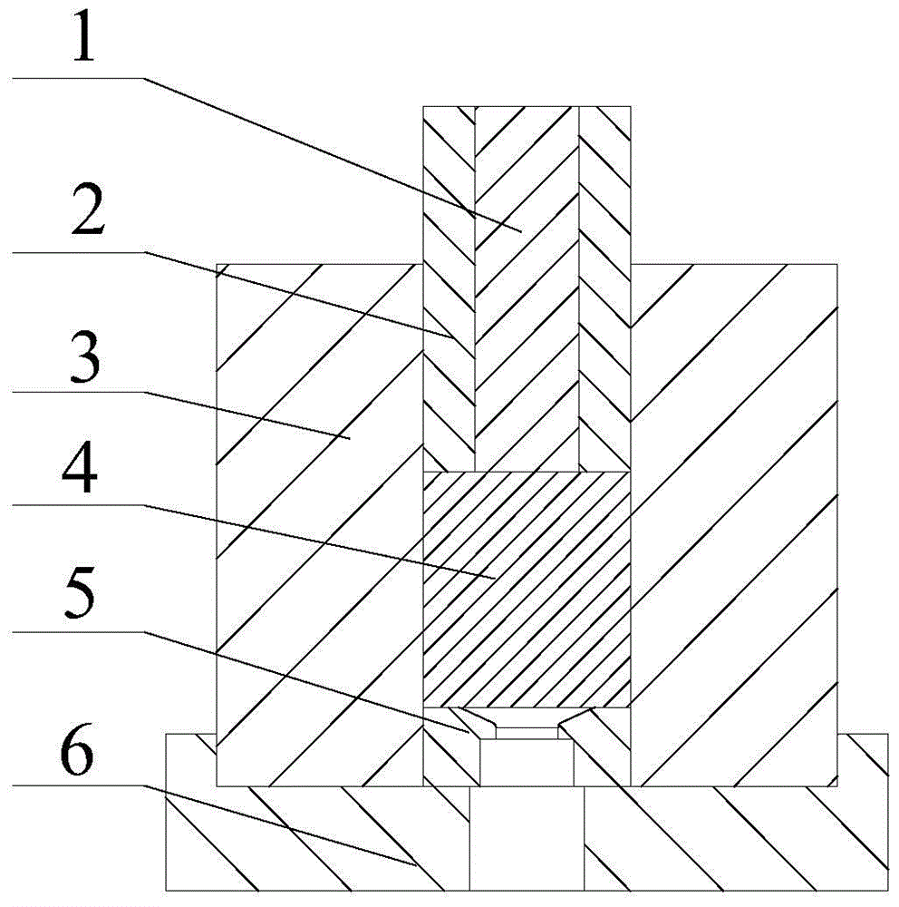 Metal alternate extrusion forming device and method