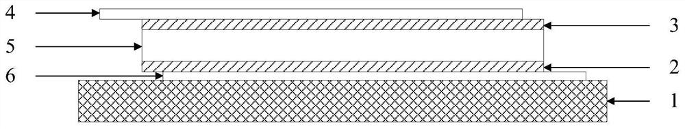 Flexible film capacitor with high energy storage density and preparation method
