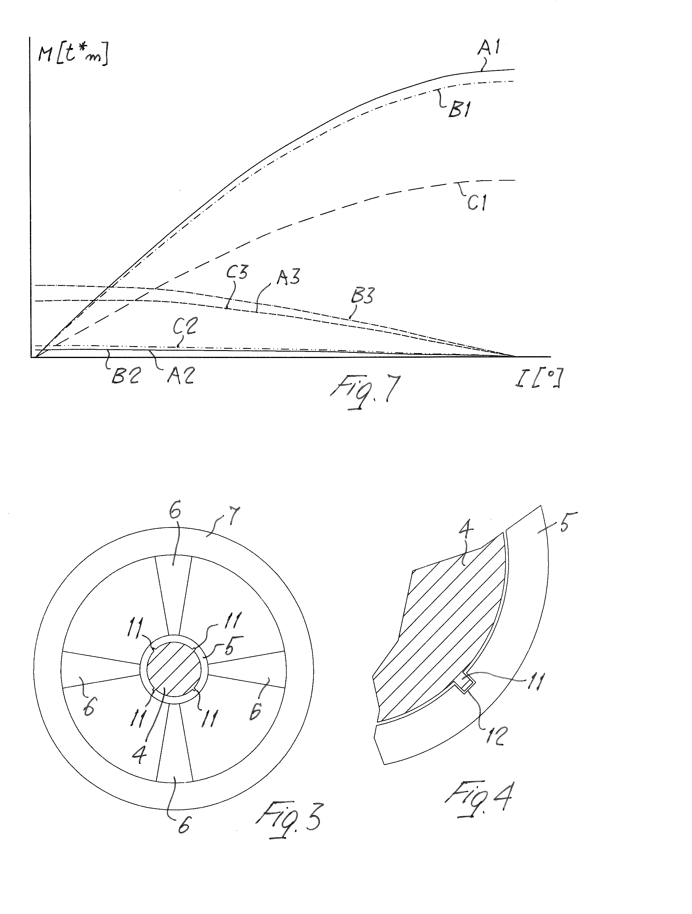 Floating support platform for wind turbine