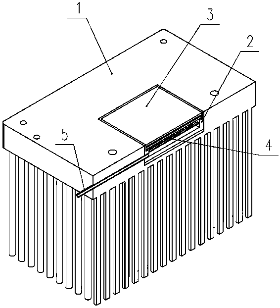 Copper-aluminum composite radiator and machining method thereof