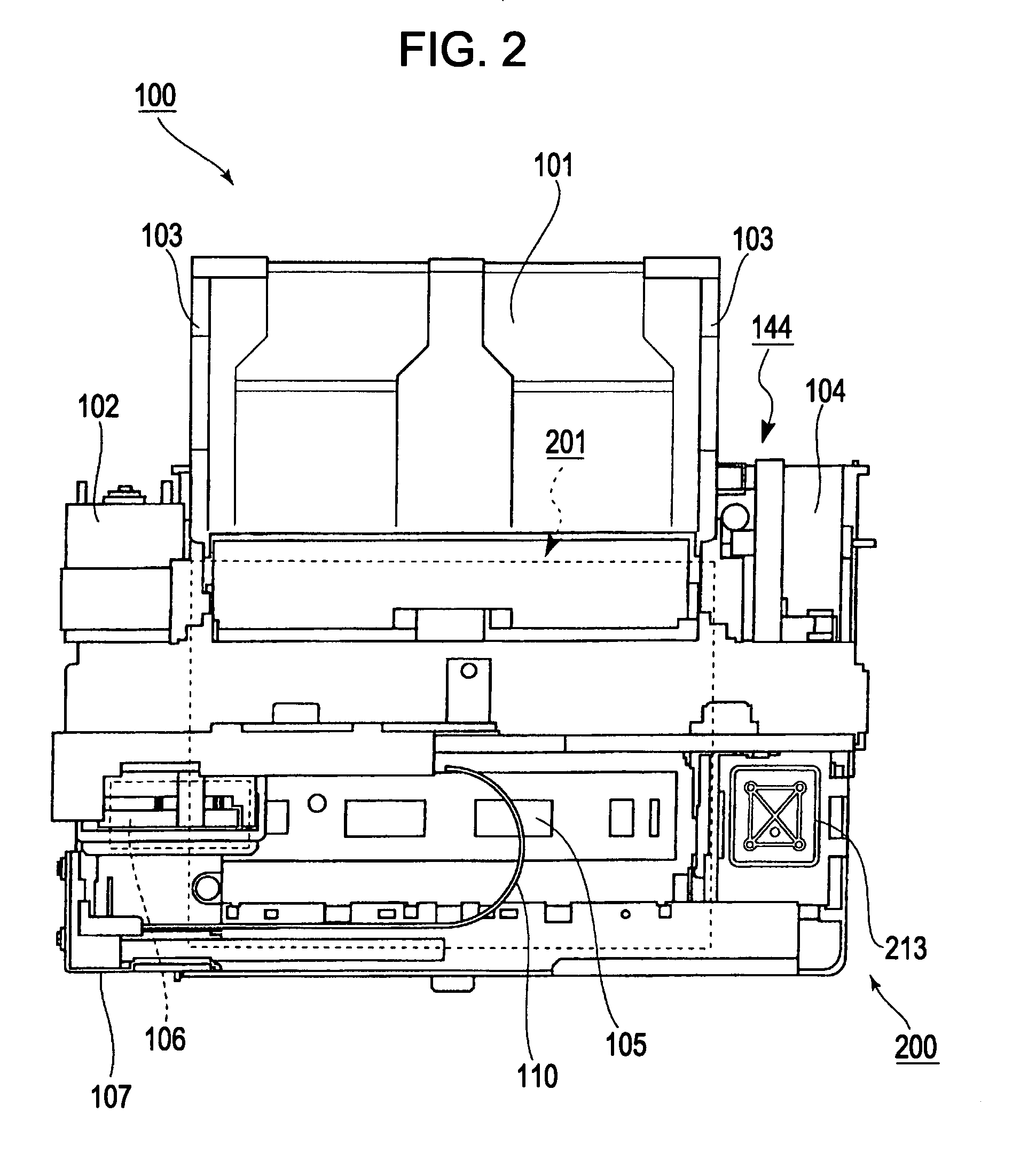 Apparatus for attaching and detaching ink cartidge, recorder comprising the same and liquid spraying apparatus comprising the same