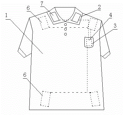 Clothes made from fitness health-care structural fabric