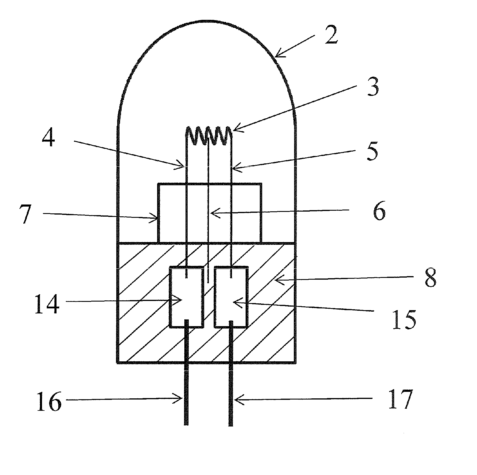 Light source device, method for manufacturing the same and filament