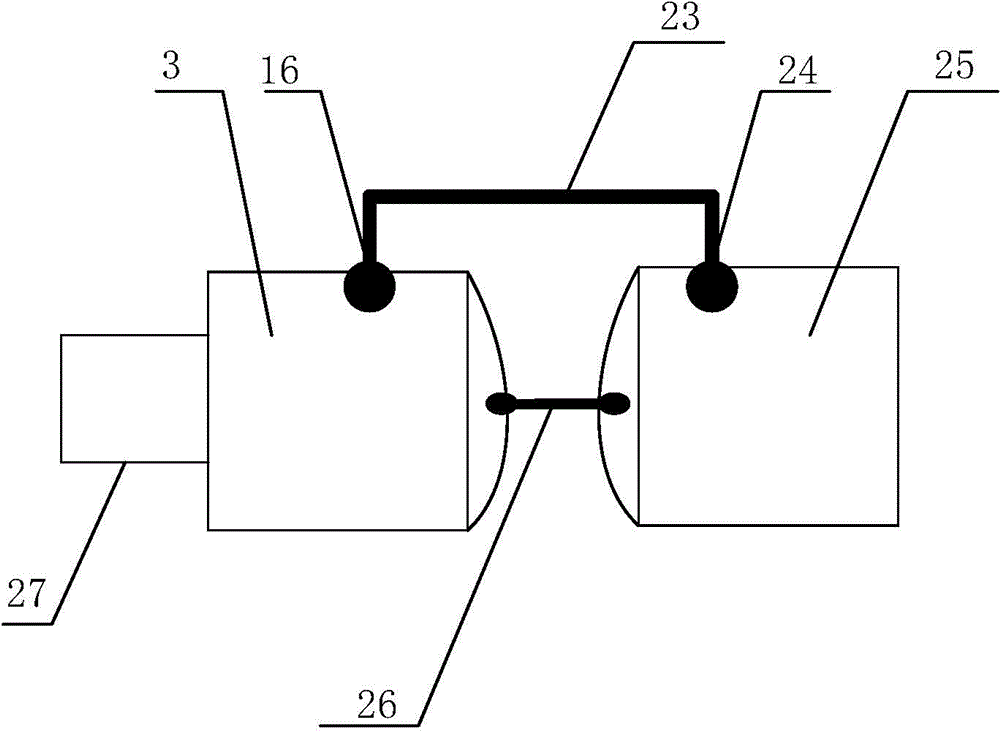 Debugging device and method for split type power level servo valve