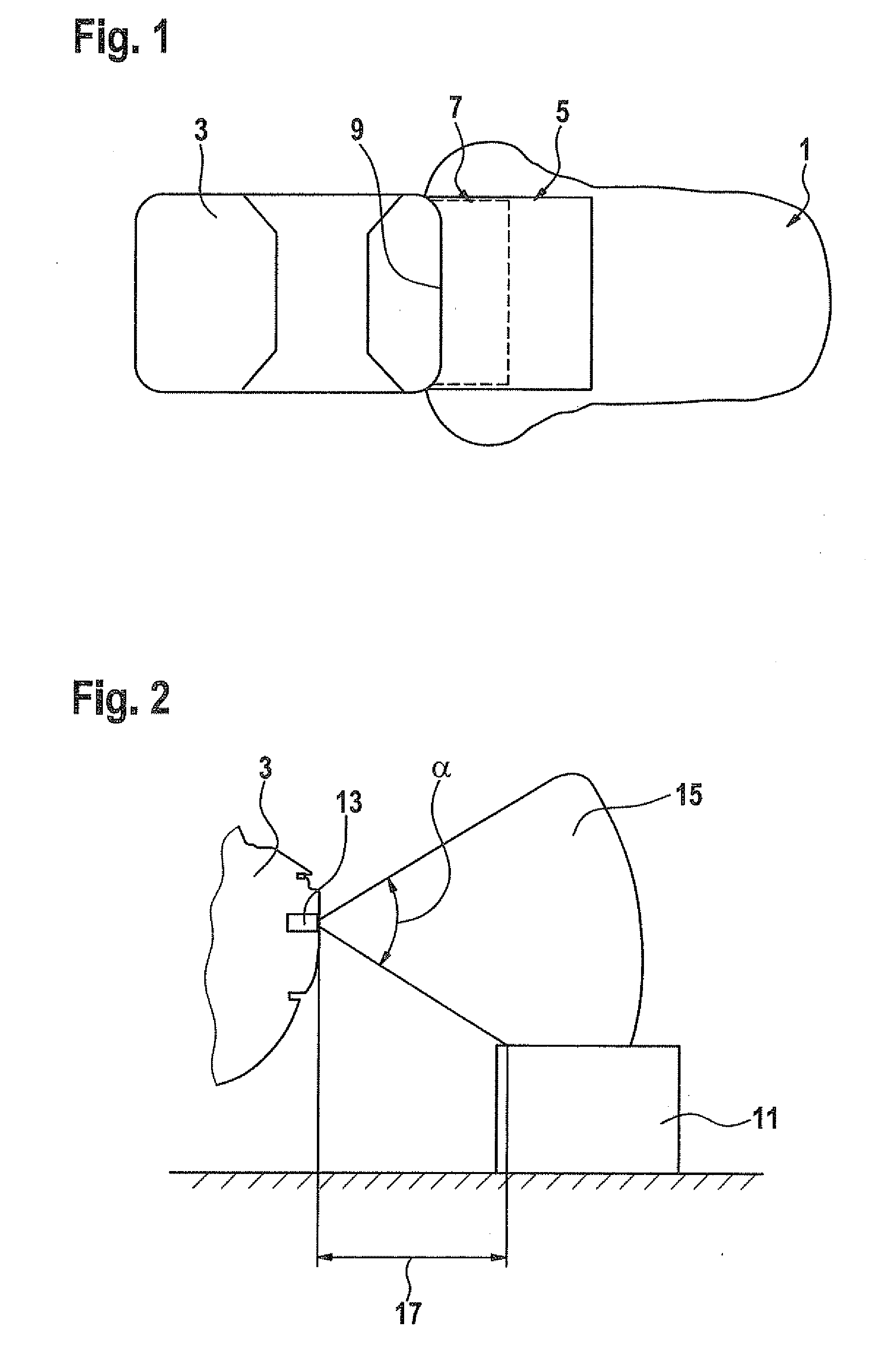 Method For Detecting Objects Having  a Low Height