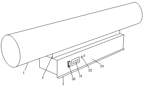 Ultrasonic treatment device for textiles