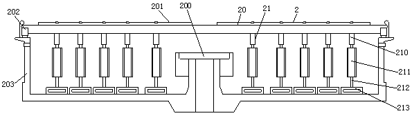 Ultrasonic treatment device for textiles