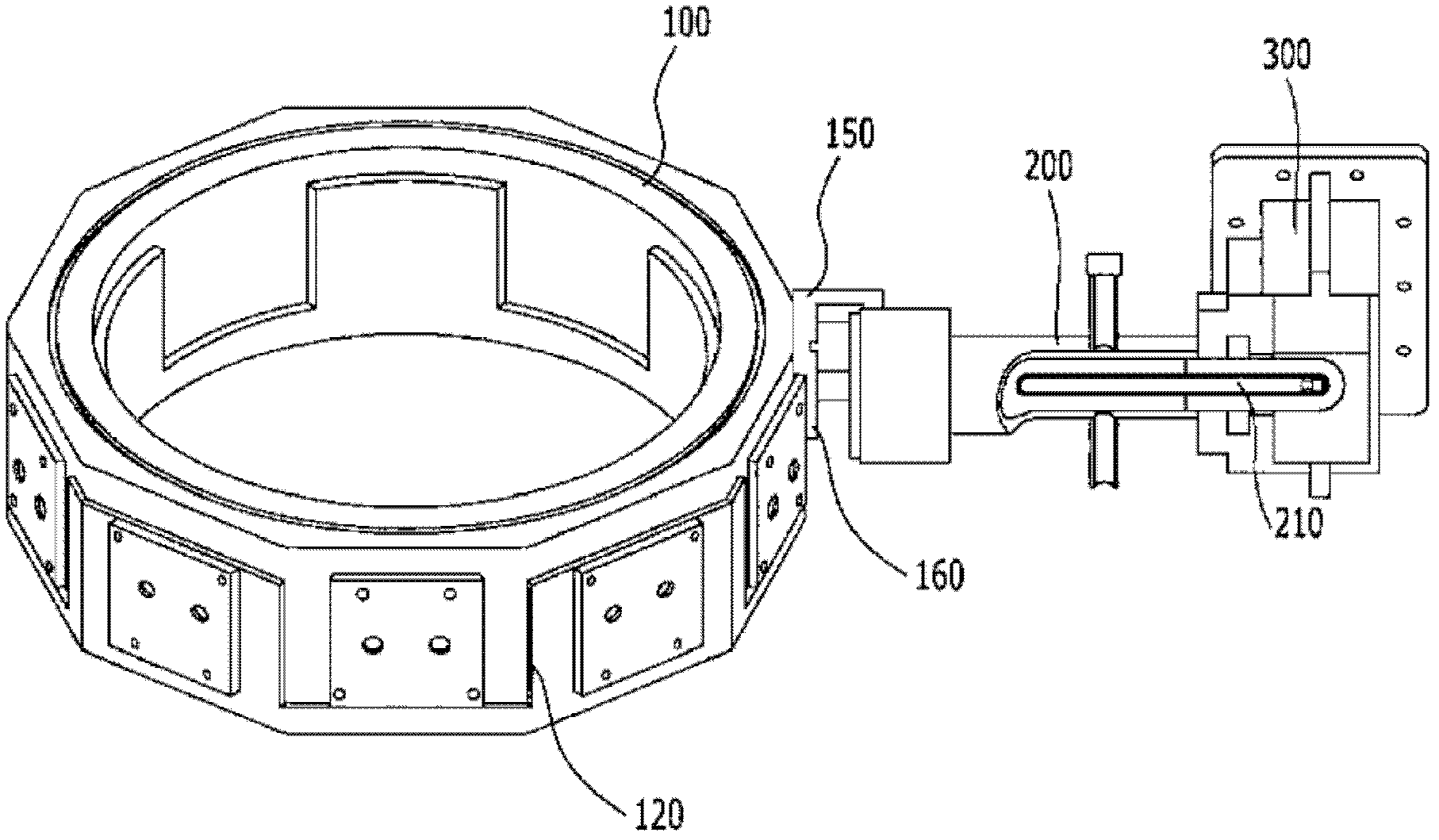 Microwave antenna for generating plasma