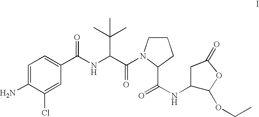 Prodrug of an ice inhibitor