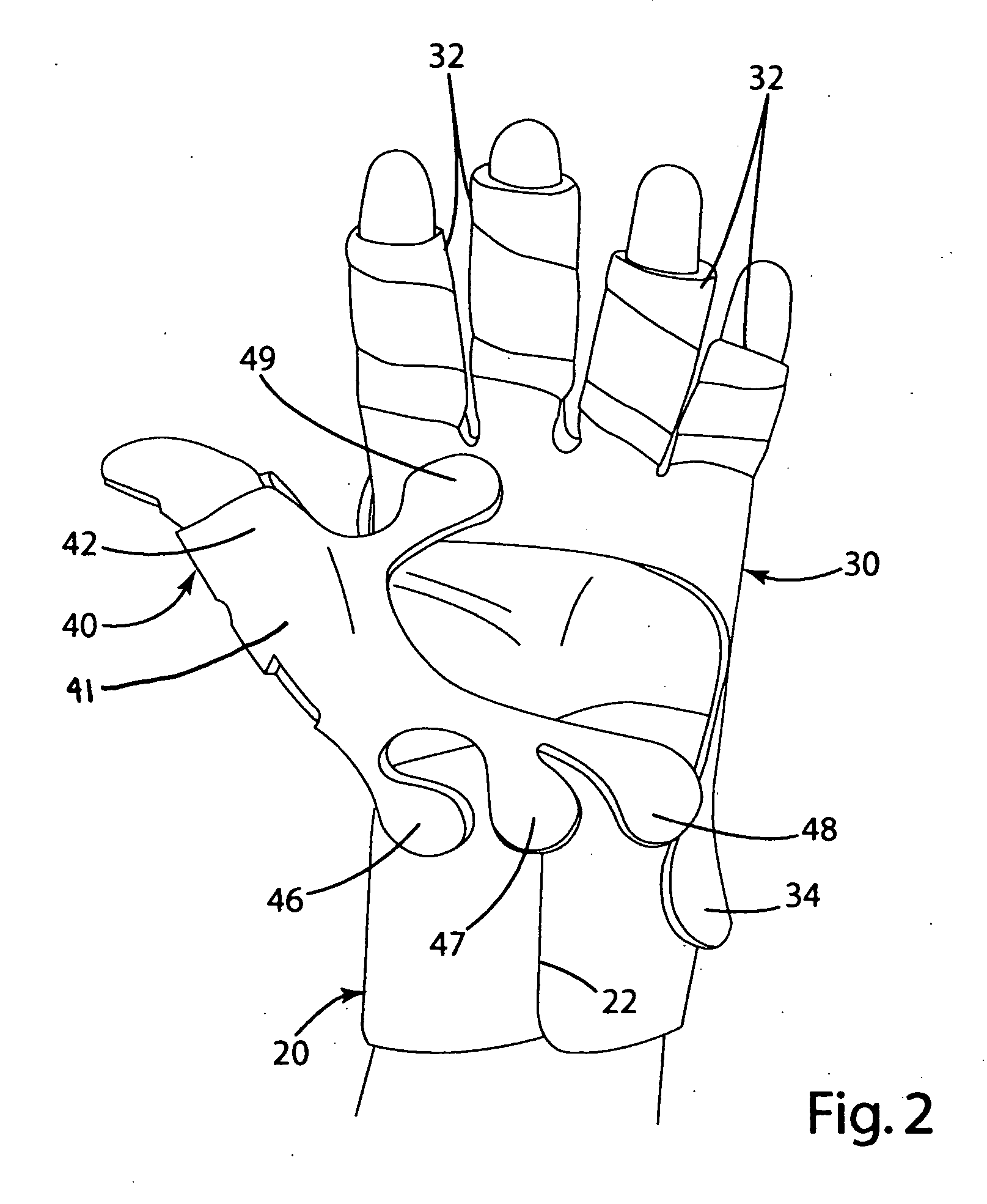 Dynamic gauntlet and related method of use