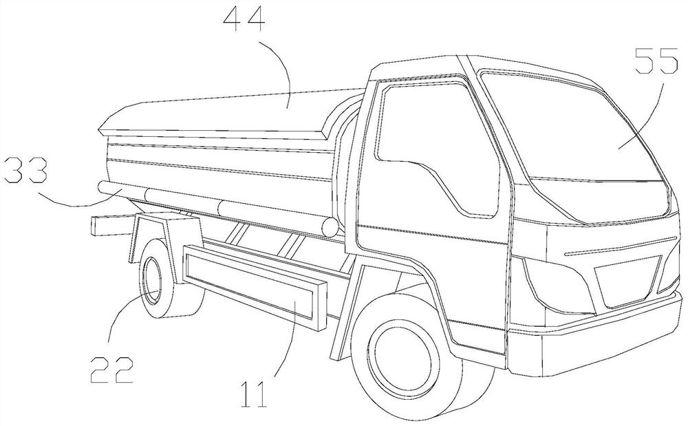 Constant-temperature transport vehicle for industrial chemicals