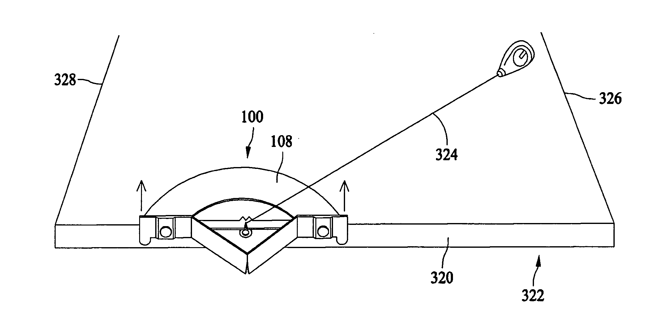 Construction layout and angle measurement tool