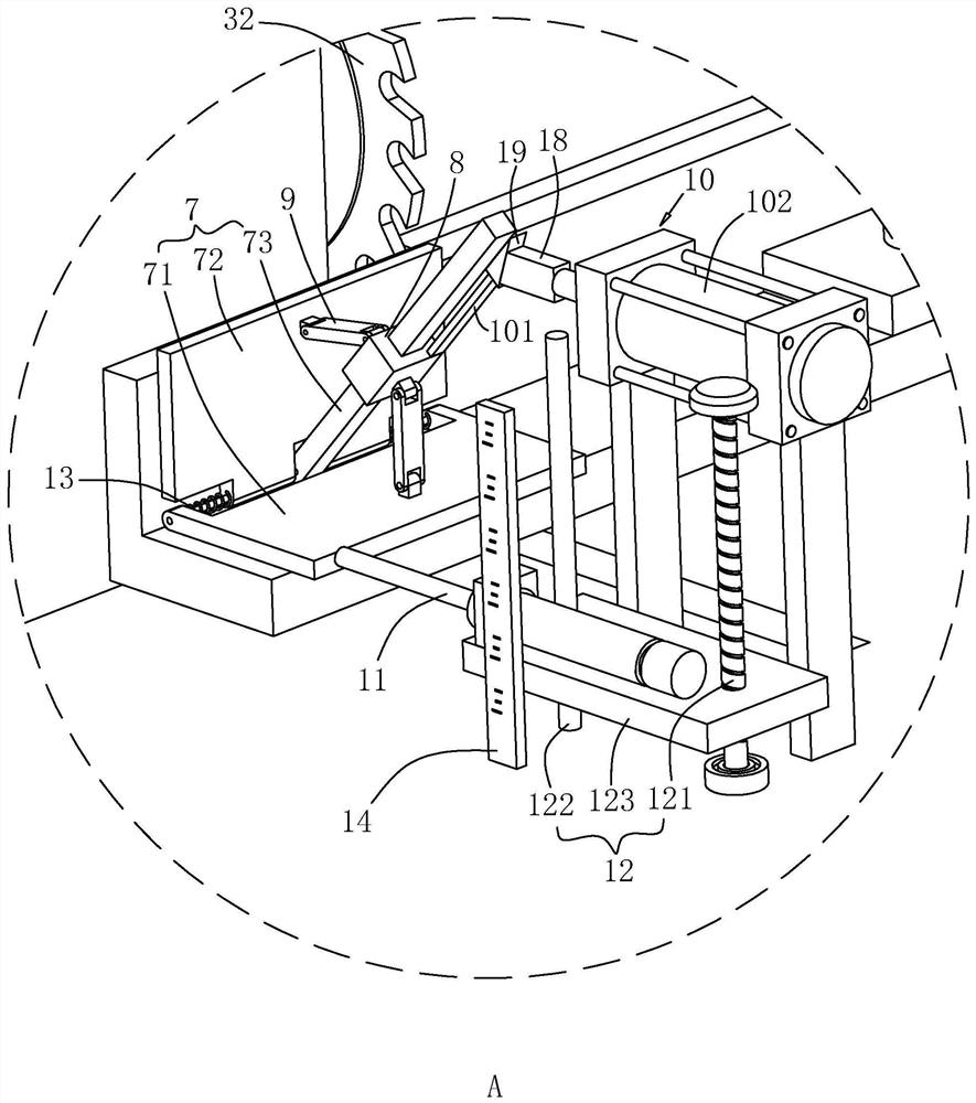 Full-automatic numerical control cutting saw for aluminum door and window corner connectors