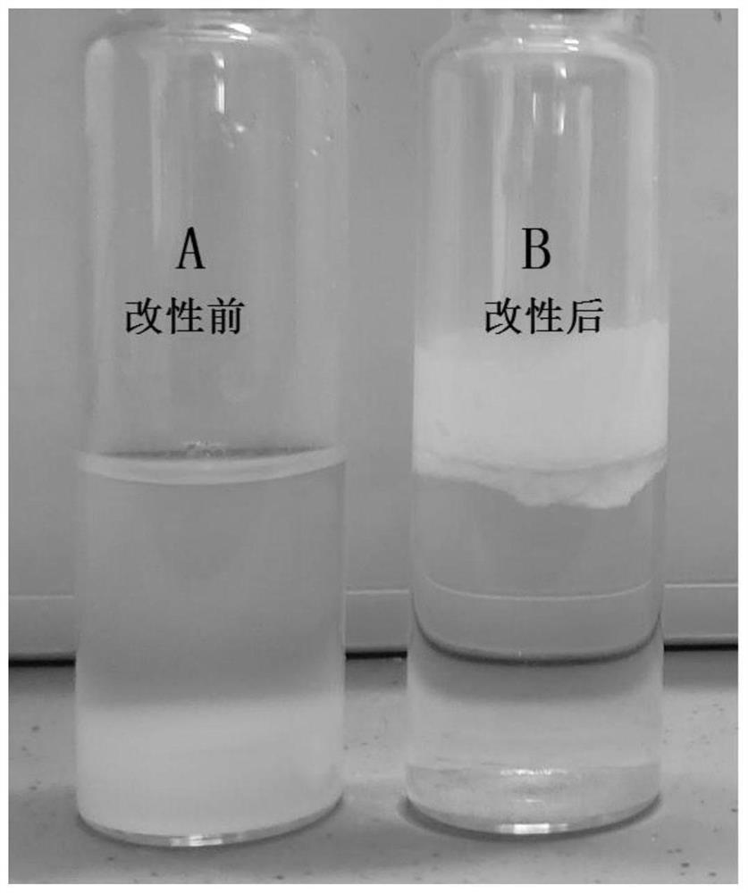 A kind of preparation method and application of hydrogen-containing polyborosiloxane modified white carbon black