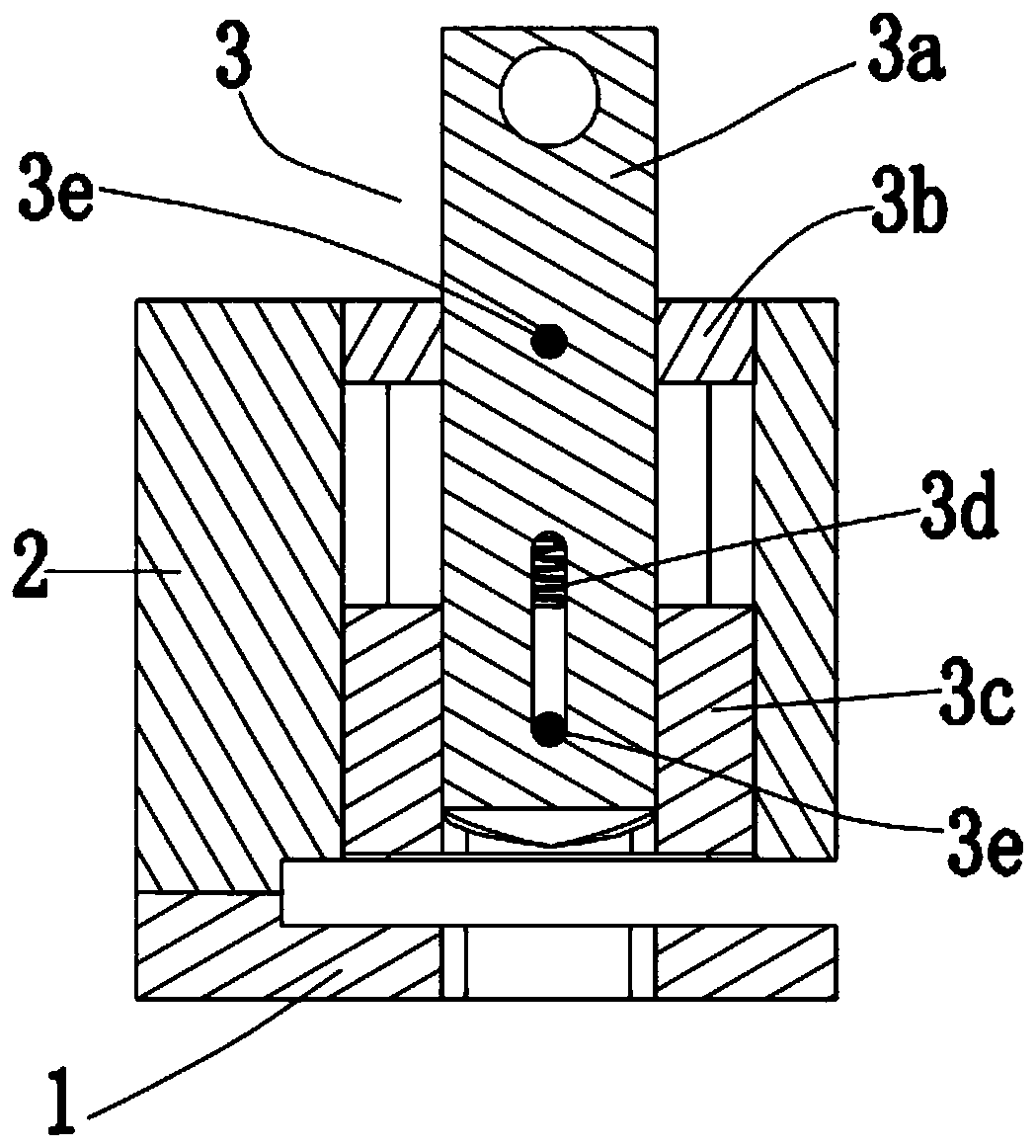 Punching die for louver slat