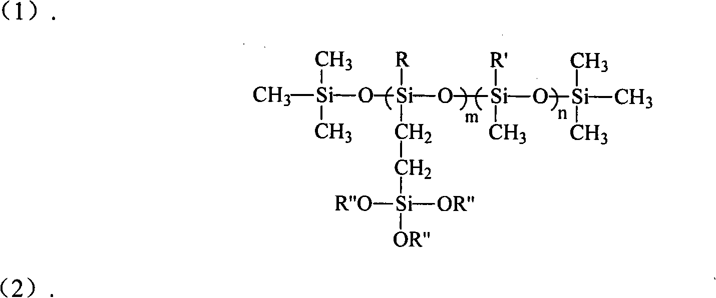 Multiple functionality degree polysiloxane coupling agent and preparation method thereof