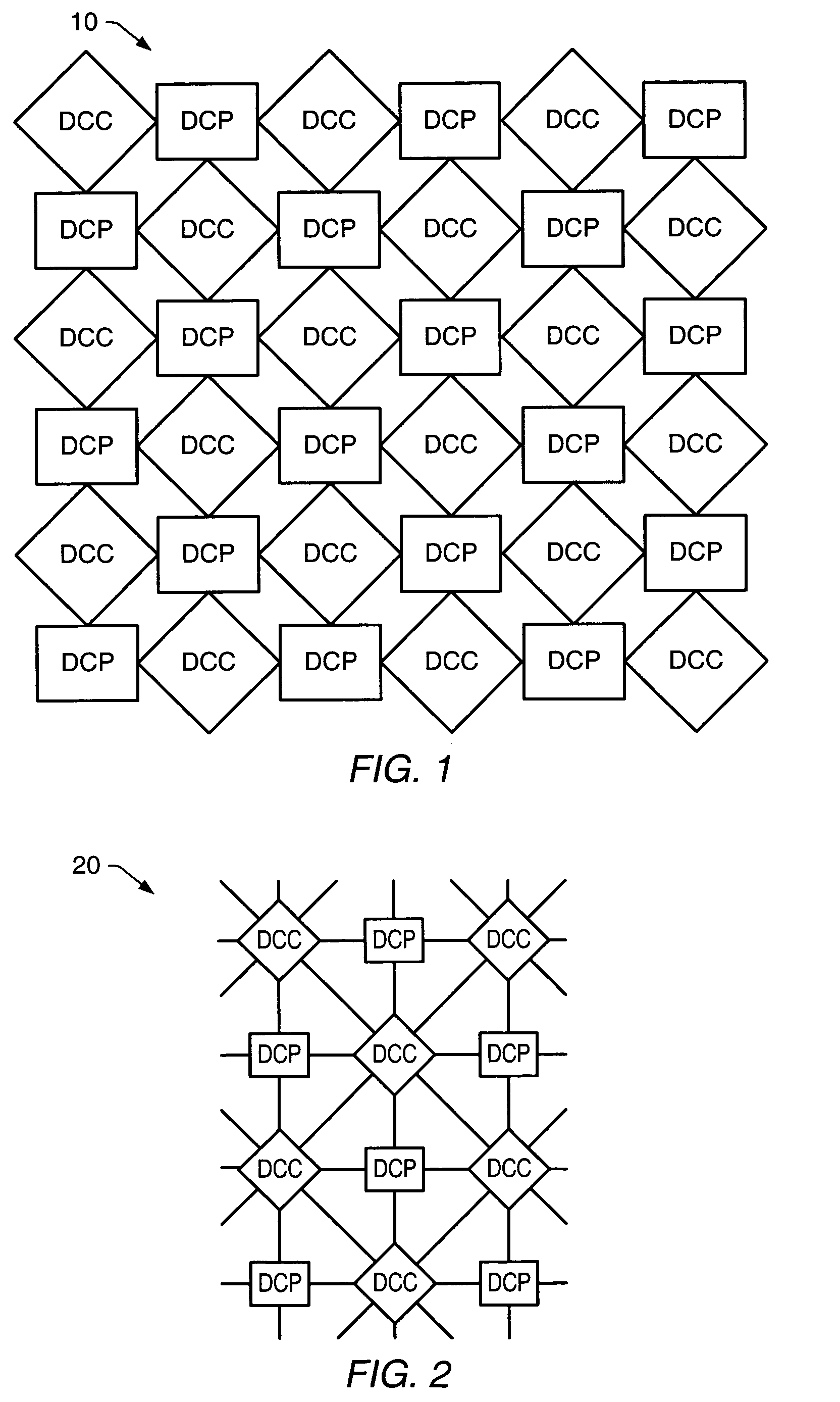 Processing system with interspersed stall propagating processors and communication elements