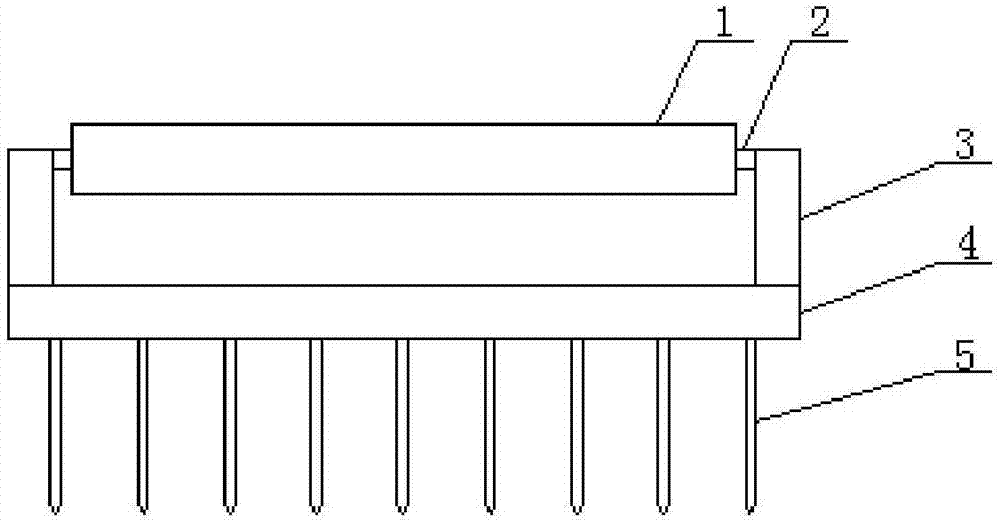 Meat pressing cover of barbecuing flat pan