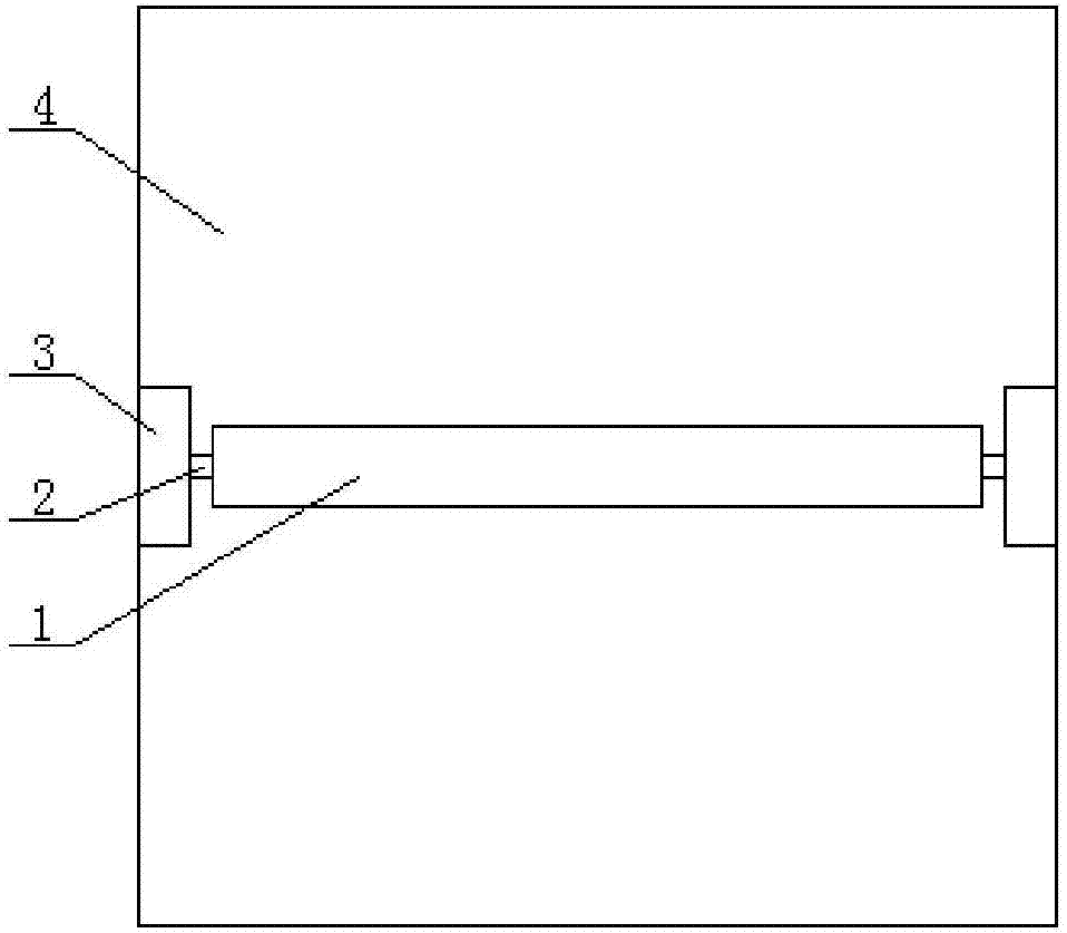 Meat pressing cover of barbecuing flat pan