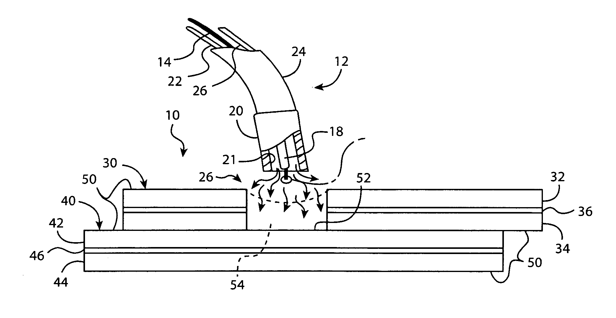Welded metal laminate structure and method for welding a metal laminate structure