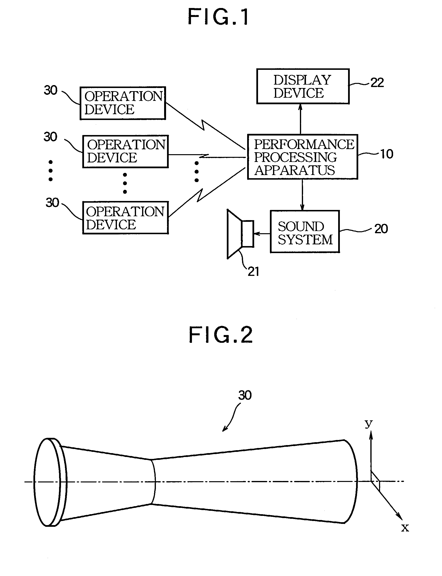 Music apparatus with motion picture responsive to body action