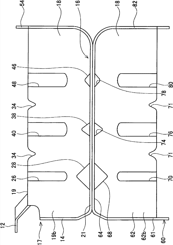 Impact absorption member