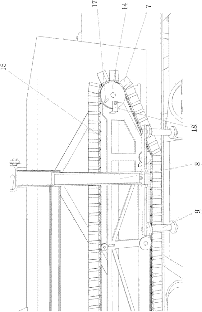 Material guiding device for belt conveyor