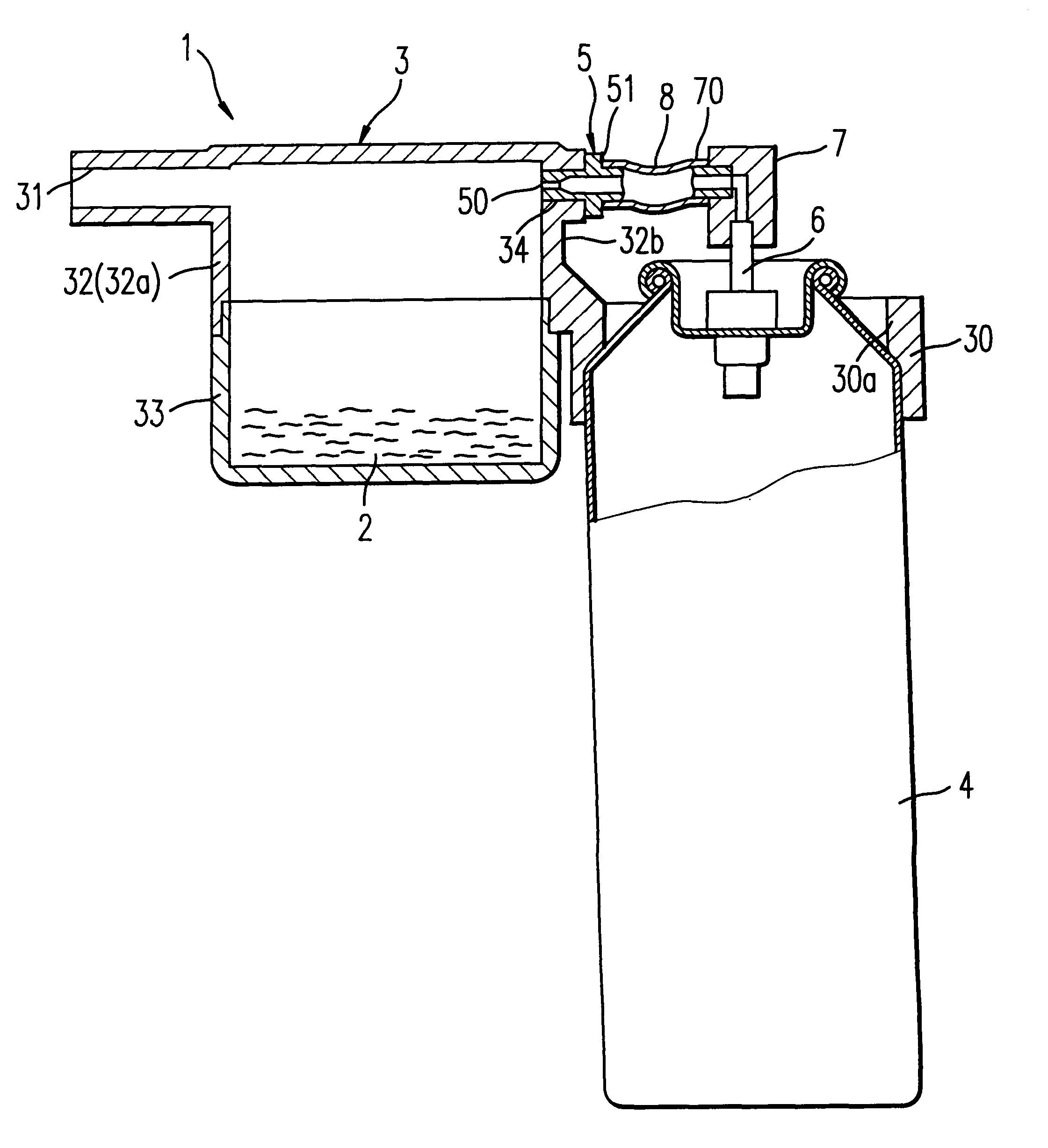 Spraying apparatus for artificial hair augmenting agent