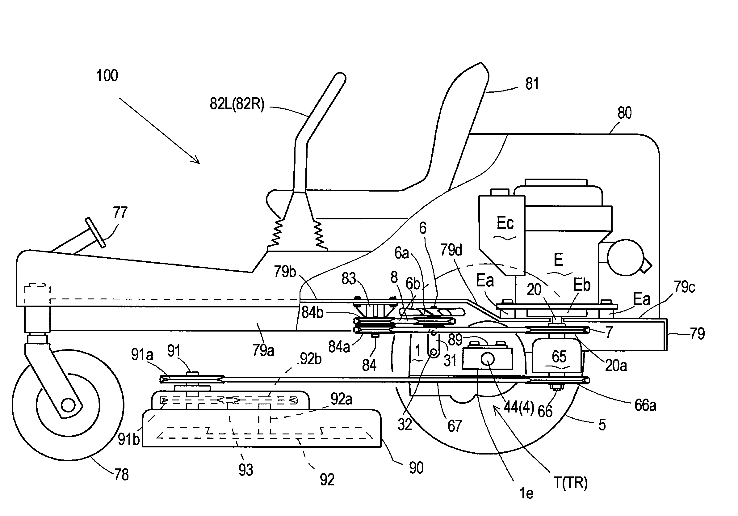 Power Transmission System and Vehicle With It