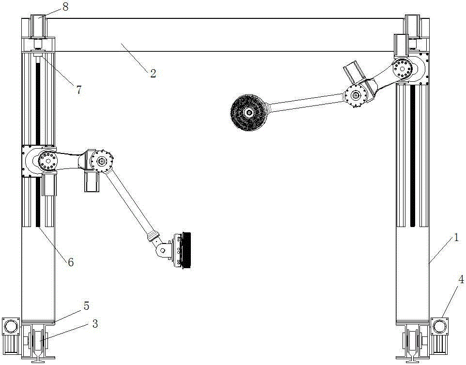 Full-automatic vehicle washing equipment