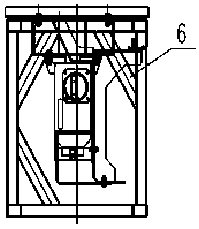 Vibration and shock test device and method for EMU sand box anti-detachment seat