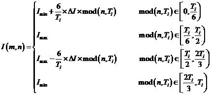 Method for obtaining three-primary-color trapezoidal phase shift three-dimensional information based on three encoding periods