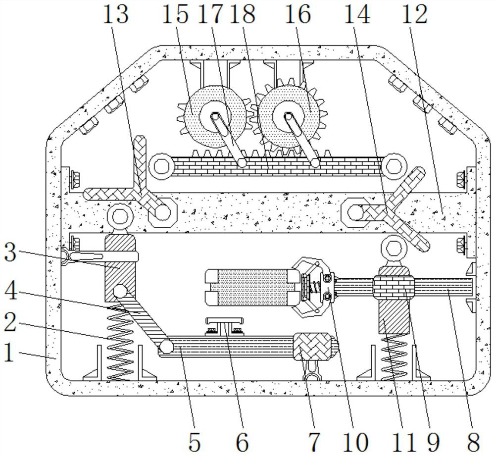 Uniform grinding device used for shaft hardware and facilitating automatic overturning