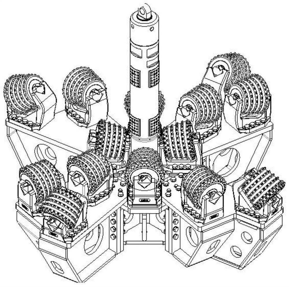 Re-expanding cutter head and its control method