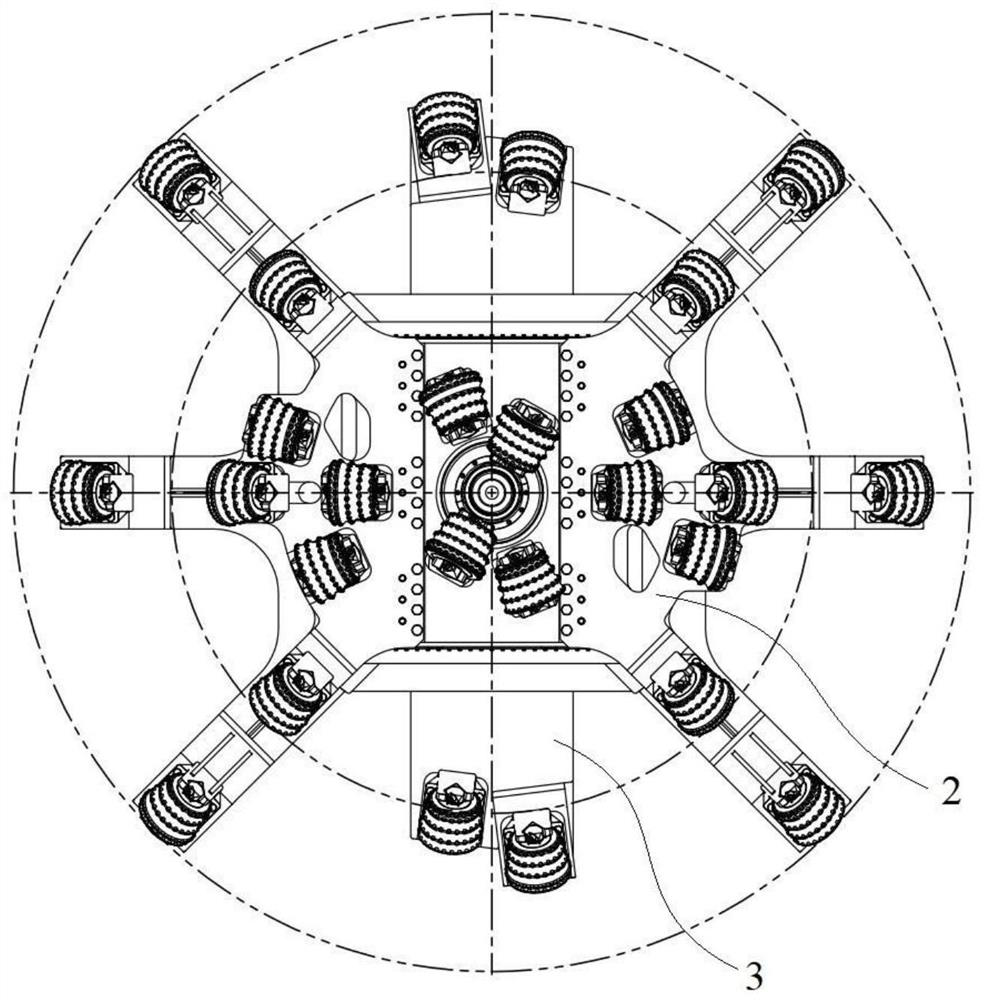 Re-expanding cutter head and its control method