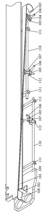 Novel folding belt locating and paperboard folding guide mechanism