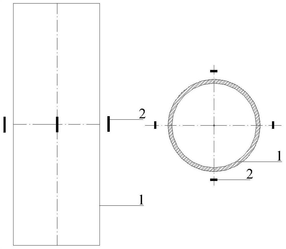 A method for calibrating hydraulic jacks by using axial pressure steel pipes