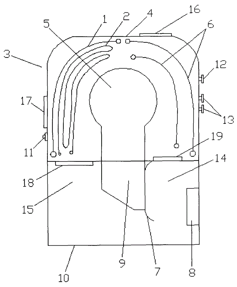 Reeling silk brushing and picking water tank device and temperature control method