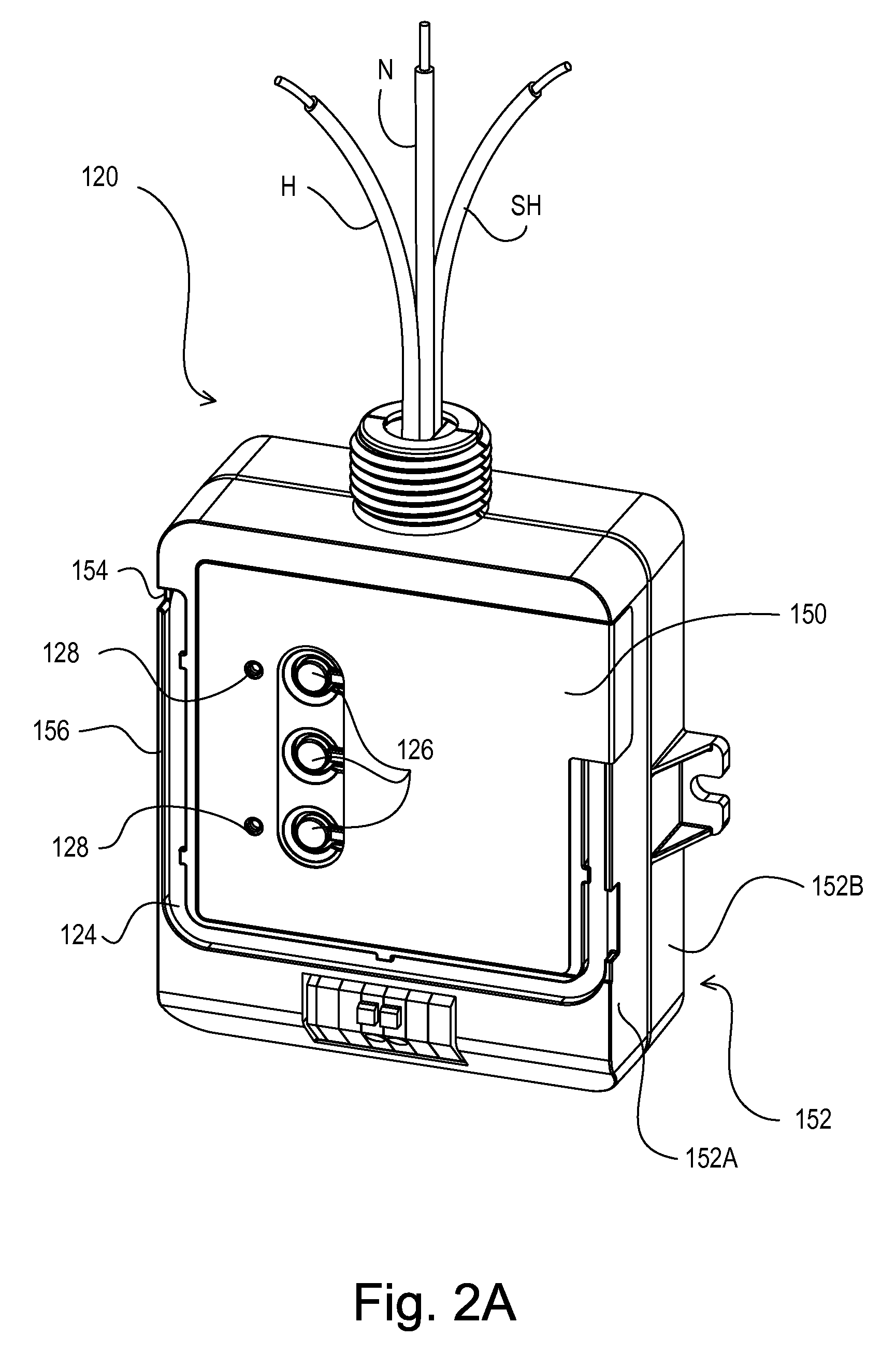 Load control device having an electrically isolated antenna