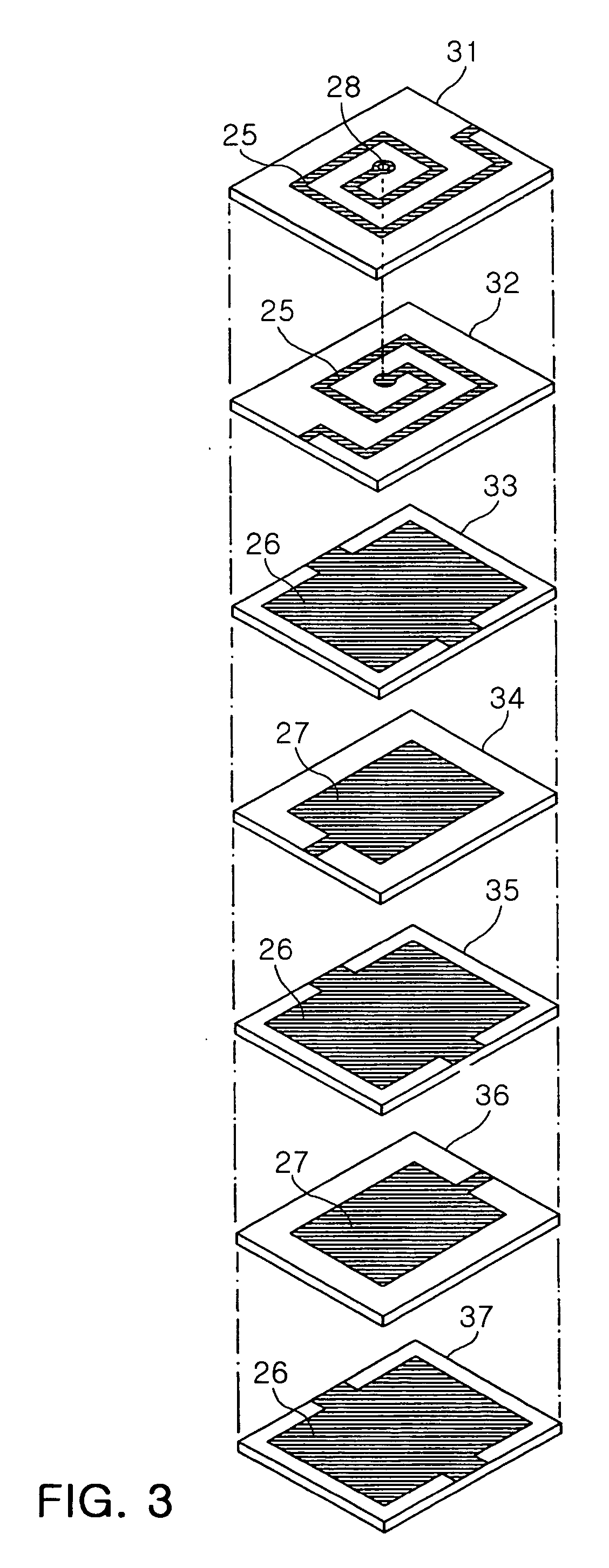 Combined varistor and LC filter device