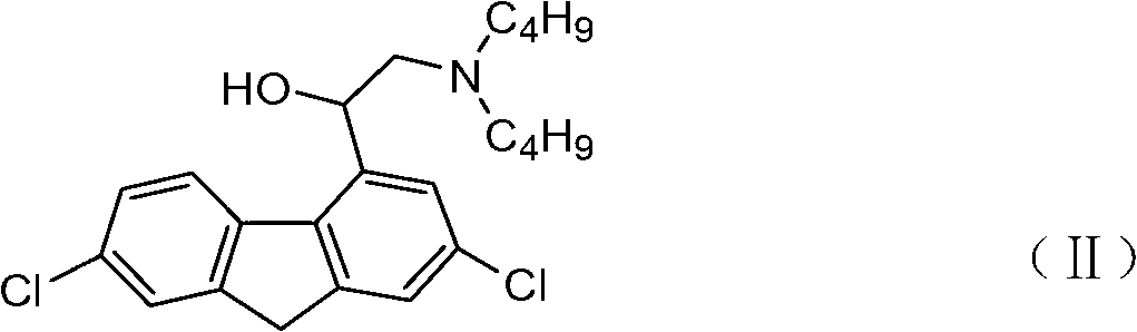 Preparation method for 2-dibutylamido-1-1(2,7- dichloro-9H-fluorine-4base)-ethanol