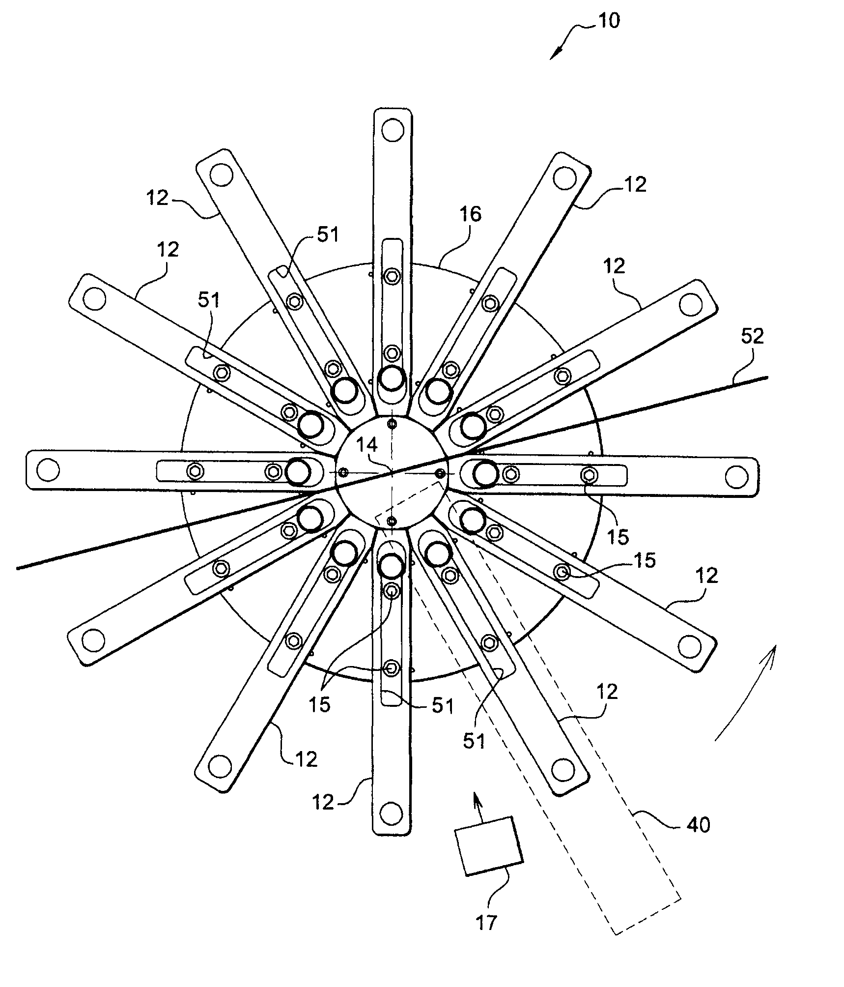 Device for storing and dispensing endless machining belts for a robotic installation