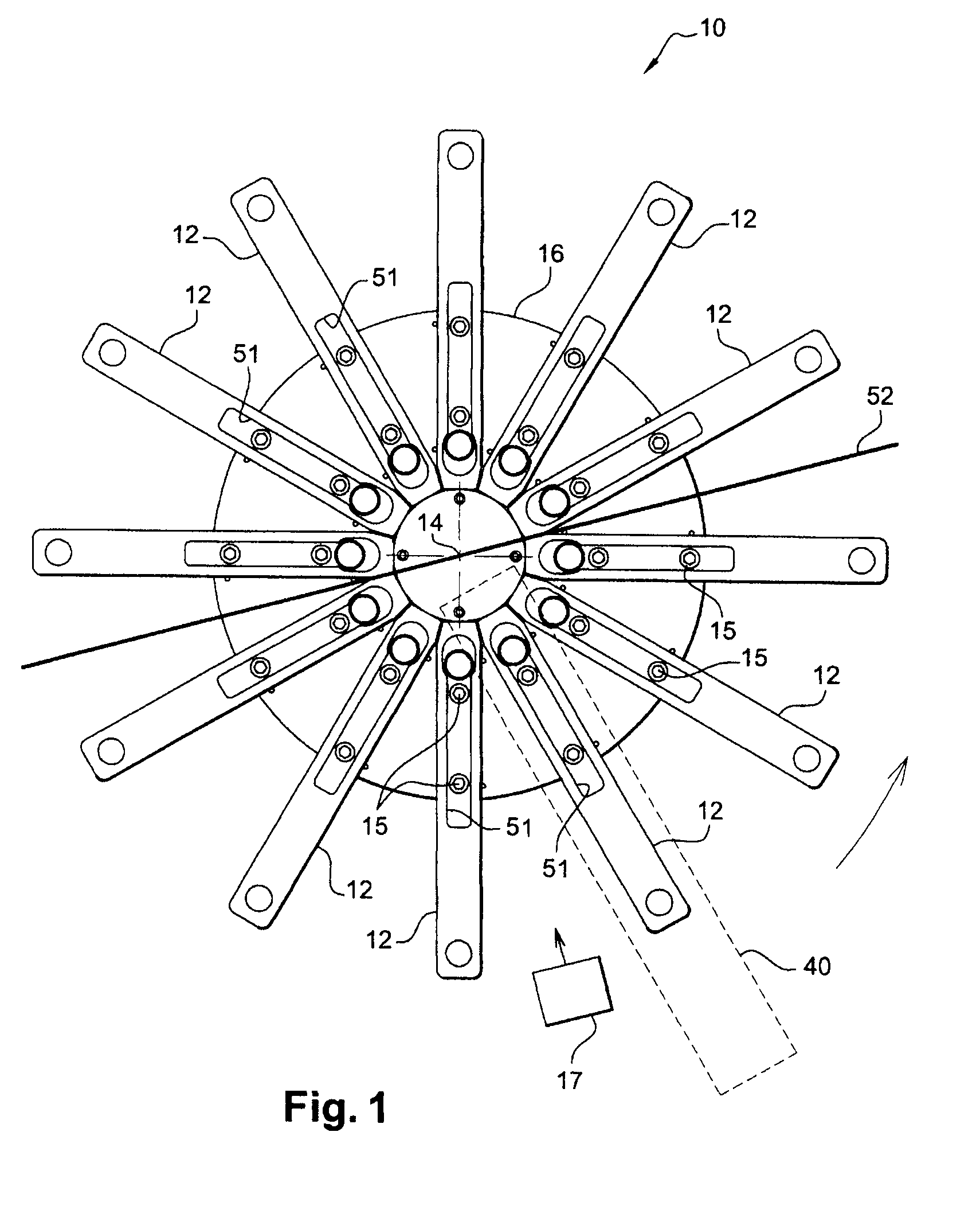 Device for storing and dispensing endless machining belts for a robotic installation