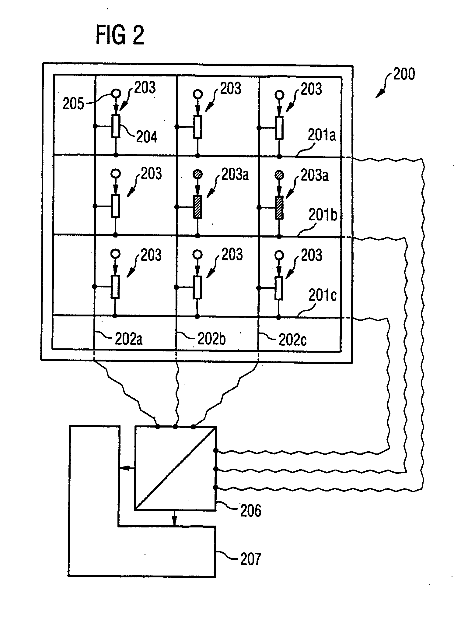 Sensor arrangement with improved spatial and temporal resolution