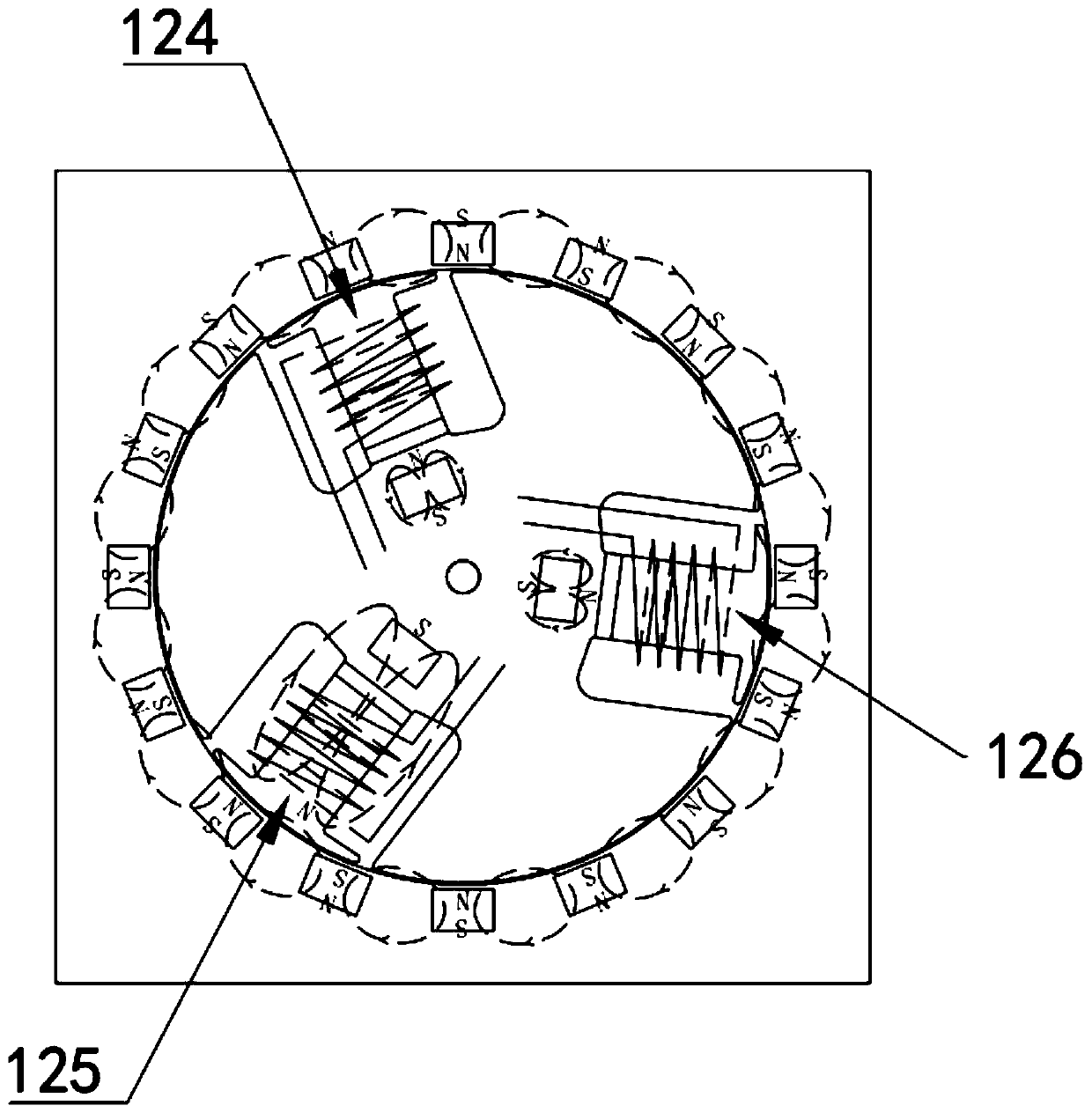 Method for enhancing output torsion of motor